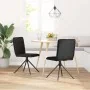 Sillas de comedor 2 unidades tela negro de , Sillas de comedor - Ref: Foro24-4101234, Precio: 105,42 €, Descuento: %