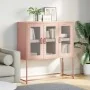 Aparador de acero laminado en frío rosa 100,5x39x107 cm von , Sideboards - Ref: Foro24-853405, Preis: 135,36 €, Rabatt: %