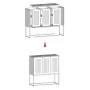 Aparador de acero laminado en frío rosa 100,5x39x107 cm von , Sideboards - Ref: Foro24-853405, Preis: 135,36 €, Rabatt: %
