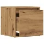 Cajón taburete madera ingeniería roble artesanal 40,5x40x40 cm von , Schubladen - Ref: Foro24-857040, Preis: 54,79 €, Rabatt: %