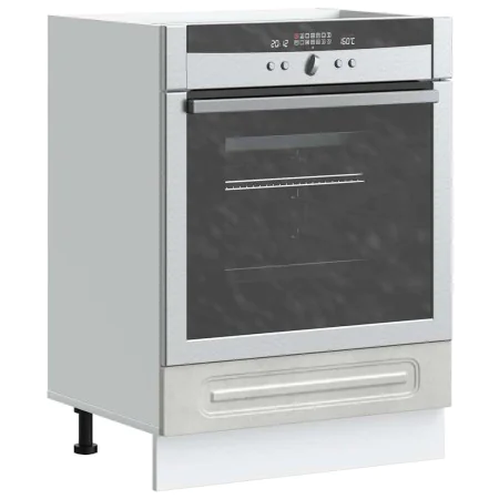 Mueble de horno Kalmar gris hormigón madera reconstituida von , Küchenschränke - Ref: Foro24-853521, Preis: 61,86 €, Rabatt: %