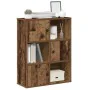 Estantería madera de ingeniería color envejecido 60x24x76,5 cm by , Bookcases and shelves - Ref: Foro24-860389, Price: 68,51 ...