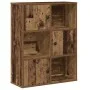 Estantería madera de ingeniería color envejecido 60x24x76,5 cm by , Bookcases and shelves - Ref: Foro24-860389, Price: 68,51 ...