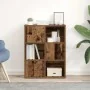Estantería madera de ingeniería color envejecido 60x24x76,5 cm by , Bookcases and shelves - Ref: Foro24-860389, Price: 68,51 ...