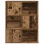 Estantería madera de ingeniería color envejecido 60x24x76,5 cm by , Bookcases and shelves - Ref: Foro24-860389, Price: 68,51 ...
