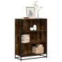 Estantería madera ingeniería roble ahumado 80,5x35x107,5 cm de , Librerías y estanterías - Ref: Foro24-849121, Precio: 95,83 ...