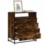 Cómoda de madera contrachapada roble ahumado 70x41x83,5 cm de , Cajoneras - Ref: Foro24-849091, Precio: 117,27 €, Descuento: %