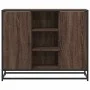Aparador de madera de ingeniería marrón roble 92x35x76 cm by , Sideboards - Ref: Foro24-849018, Price: 82,17 €, Discount: %