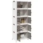 Caja de almacenaje apilable con ruedas 5niveles 75L 64x40x179cm by , Cargo forklifts - Ref: Foro24-4012374, Price: 154,50 €, ...