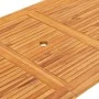 Folding garden table solid teak wood 160x80x75 cm by vidaXL, Garden tables - Ref: Foro24-48998, Price: 203,05 €, Discount: %