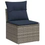 Juego de sofás jardín con cojines 5 pzas ratán sintético gris by , Garden sets - Ref: Foro24-3326882, Price: 400,63 €, Discou...