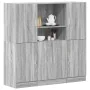 Set de muebles de cocina 3 pzas madera ingeniería gris sonoma von , Regale und Regale - Ref: Foro24-3324156, Preis: 278,84 €,...