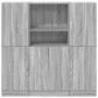 Set de muebles de cocina 3 pzas madera ingeniería gris sonoma von , Regale und Regale - Ref: Foro24-3324156, Preis: 278,84 €,...