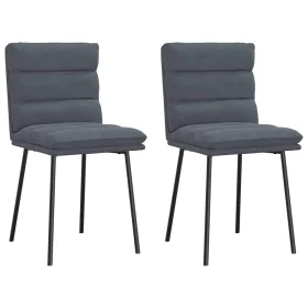 Sillas de comedor 2 unidades terciopelo gris oscuro von , Essstühle - Ref: Foro24-4101283, Preis: 97,67 €, Rabatt: %