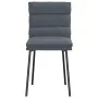 Sillas de comedor 2 unidades terciopelo gris oscuro de , Sillas de comedor - Ref: Foro24-4101283, Precio: 97,67 €, Descuento: %