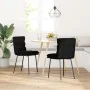 Sillas de comedor 2 unidades terciopelo negro de , Sillas de comedor - Ref: Foro24-4101288, Precio: 94,65 €, Descuento: %