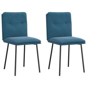 Sillas de comedor 2 unidades terciopelo azul von , Essstühle - Ref: Foro24-4101319, Preis: 87,82 €, Rabatt: %