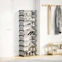 Zapatero 10 niveles gris 54x28x158 cm tejido no tejido by , Shoe racks and shoe organizers - Ref: Foro24-4100624, Price: 26,8...