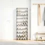 Zapatero 10 niveles gris 54x28x158 cm tejido no tejido by , Shoe racks and shoe organizers - Ref: Foro24-4100624, Price: 26,8...
