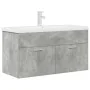 Mueble de baño con lavabo incorporado y grifo gris hormigón von , Badezimmermöbel - Ref: Foro24-3324891, Preis: 287,35 €, Rab...