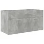 Mueble de baño con lavabo incorporado y grifo gris hormigón von , Badezimmermöbel - Ref: Foro24-3324891, Preis: 287,35 €, Rab...