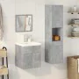 Juego muebles de baño 4 pzas madera contrachapada gris hormigón by , Bathroom furniture - Ref: Foro24-3324898, Price: 211,12 ...