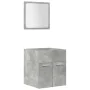 Juego muebles de baño 4 pzas madera contrachapada gris hormigón by , Bathroom furniture - Ref: Foro24-3324898, Price: 211,12 ...