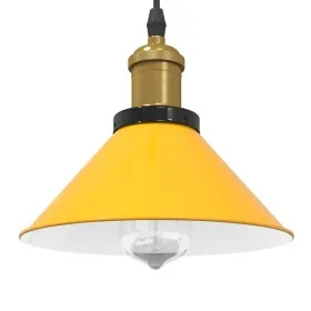 Lámpara colgante regulable altura E27 amarillo brillante Ø 22cm by , Lamps - Ref: Foro24-4103447, Price: 29,10 €, Discount: %