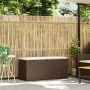 Banco de jardín con cojín ratán sintético marrón 110x40x44 cm von , Gartenbänke - Ref: Foro24-4104146, Preis: 103,82 €, Rabat...