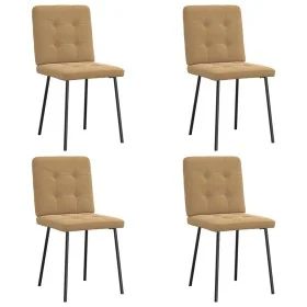 Sillas de comedor 4 unidades terciopelo marrón von , Essstühle - Ref: Foro24-3315165, Preis: 158,38 €, Rabatt: %