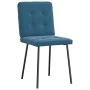 Sillas de comedor 4 unidades terciopelo azul de , Sillas de comedor - Ref: Foro24-3315167, Precio: 158,63 €, Descuento: %