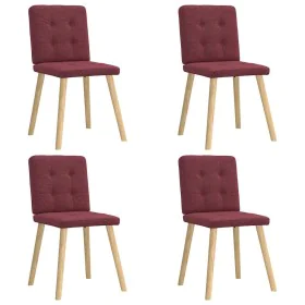Sillas de comedor 4 unidades tela rojo tinto von , Essstühle - Ref: Foro24-3315171, Preis: 193,14 €, Rabatt: %