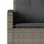 Sofá en forma de L con cojines ratán sintético gris by , Garden sets - Ref: Foro24-365416, Price: 323,95 €, Discount: %