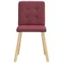 Sillas de comedor 6 unidades tela rojo tinto von , Essstühle - Ref: Foro24-3315441, Preis: 288,54 €, Rabatt: %