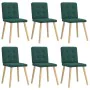 Sillas de comedor 6 unidades tela verde oscuro von , Essstühle - Ref: Foro24-3315443, Preis: 288,52 €, Rabatt: %