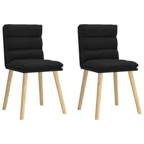 Sillas de comedor 2 unidades tela negro von , Essstühle - Ref: Foro24-4101295, Preis: 109,95 €, Rabatt: %