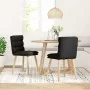 Sillas de comedor 2 unidades tela negro by , dining chairs - Ref: Foro24-4101295, Price: 109,95 €, Discount: %