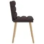 Sillas de comedor 2 unidades tela marrón oscuro de , Sillas de comedor - Ref: Foro24-4101297, Precio: 109,95 €, Descuento: %