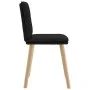 Sillas de comedor 2 unidades tela negro de , Sillas de comedor - Ref: Foro24-4101257, Precio: 109,08 €, Descuento: %