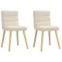 Sillas de comedor 2 unidades lino de , Sillas de comedor - Ref: Foro24-4101304, Precio: 116,70 €, Descuento: %