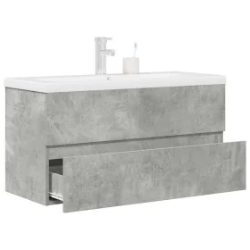 Set muebles de baño 2 piezas madera contrachapada gris hormigón von , Badezimmermöbel - Ref: Foro24-3324916, Preis: 291,14 €,...