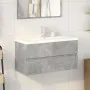 Set muebles de baño 2 piezas madera contrachapada gris hormigón von , Badezimmermöbel - Ref: Foro24-3324916, Preis: 291,65 €,...