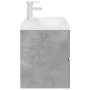 Set muebles de baño 2 piezas madera contrachapada gris hormigón von , Badezimmermöbel - Ref: Foro24-3324916, Preis: 291,65 €,...