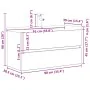 Set muebles de baño 2 piezas madera contrachapada gris hormigón von , Badezimmermöbel - Ref: Foro24-3324916, Preis: 291,65 €,...