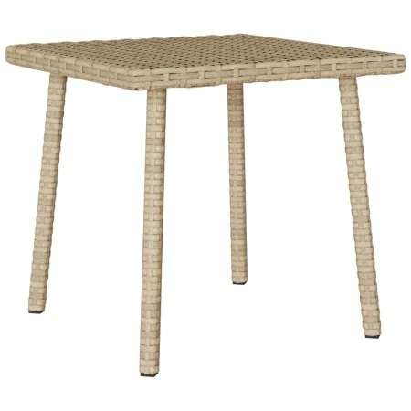 Mesa centro jardín rectangular beige 40x40x37cm ratán sintético by , Garden tables - Ref: Foro24-4104048, Price: 29,40 €, Dis...