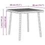 Mesa centro jardín rectangular beige 40x40x37cm ratán sintético by , Garden tables - Ref: Foro24-4104048, Price: 29,40 €, Dis...