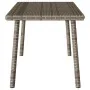 Mesa centro jardín rectangular gris 80x40x37cm ratán sintético by , Garden tables - Ref: Foro24-4104057, Price: 40,49 €, Disc...