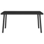 Mesa centro jardín rectangular negra 80x40x37cm ratán sintético by , Garden tables - Ref: Foro24-4104055, Price: 41,35 €, Dis...