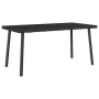 Mesa centro jardín rectangular negra 80x40x37cm ratán sintético by , Garden tables - Ref: Foro24-4104055, Price: 41,35 €, Dis...