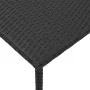 Mesa centro jardín rectangular negra 80x40x37cm ratán sintético by , Garden tables - Ref: Foro24-4104055, Price: 41,35 €, Dis...